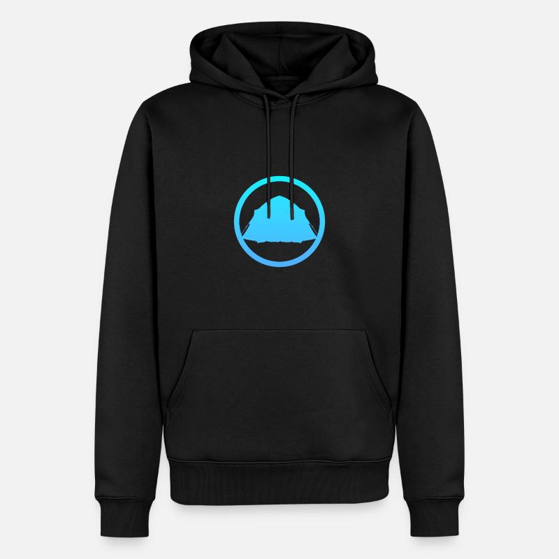 Tentes de camping-car Tente - Sweat à capuche Premium bio Homme - noir