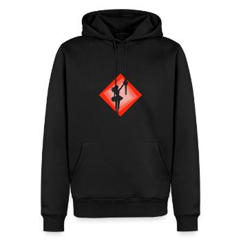 Cheerleading Cheerleader Cheerleader - Männer Premium Bio Hoodie - Schwarz - Vorne - Nico (187cm)