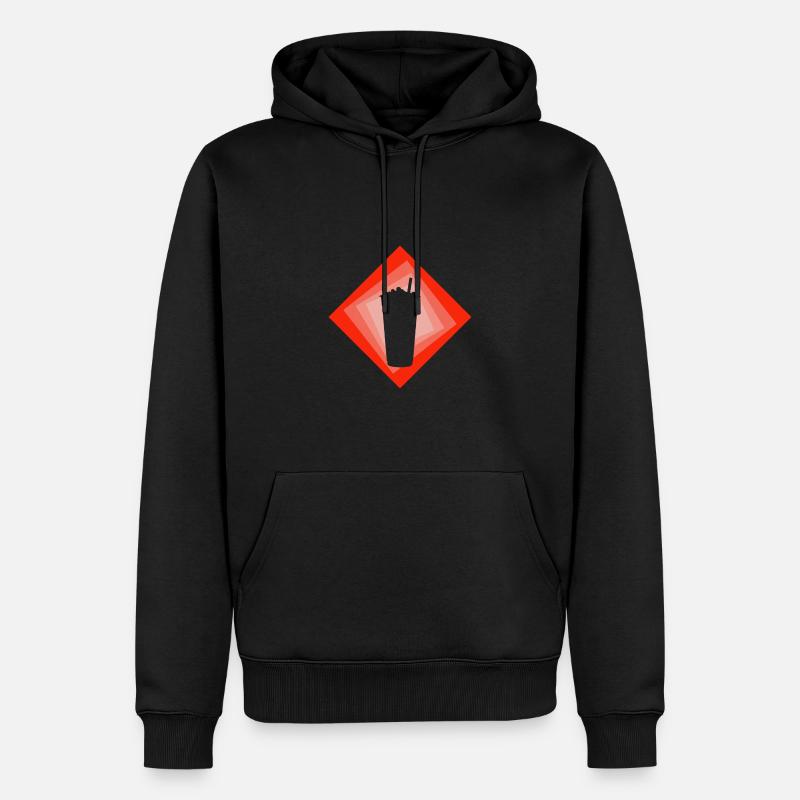 Bubble Tea Bubbletee Bubble Tea - Männer Premium Bio Hoodie - Schwarz