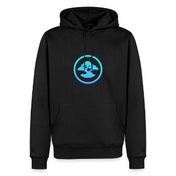 Japanese Art Trees Growing - Men’s Premium Organic Hoodie - black - Front - Nico (187cm)