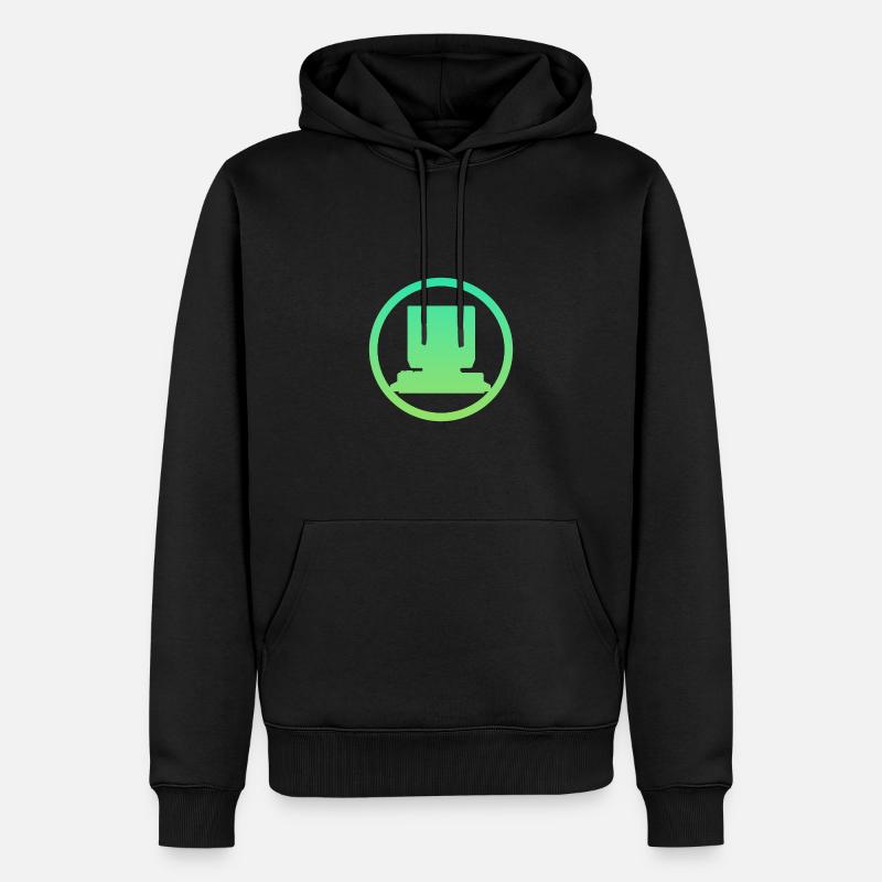 Computerarbeit Computer Gamer - Männer Premium Bio Hoodie - Schwarz