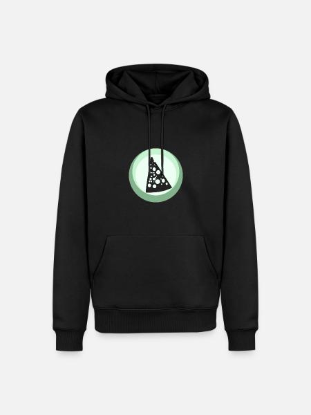 Cheese Gourmet Parmesan - Men’s Premium Organic Hoodie - black