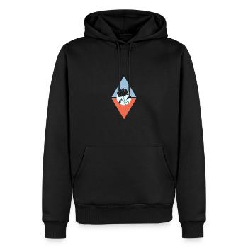 Botany Flower Plants - Men’s Premium Organic Hoodie - black - Front - Nico (187cm)