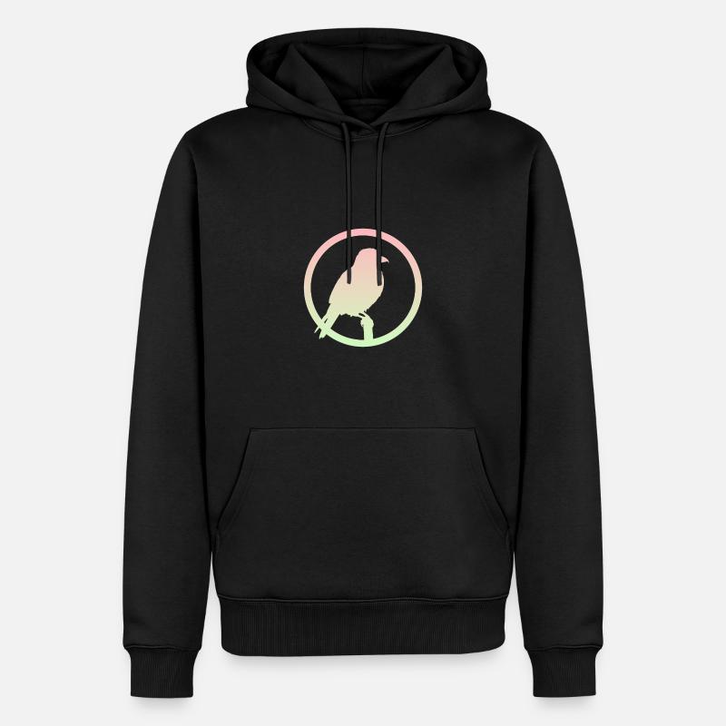 Peep Peep Peep - Männer Premium Bio Hoodie - Schwarz