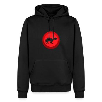 Mythical Creatures Fairy Tales Mythical Creatures - Men’s Premium Organic Hoodie - black - Front - Nico (187cm)