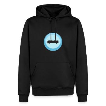 Bus Bus Driver Driver - Men’s Premium Organic Hoodie - black - Front - Nico (187cm)