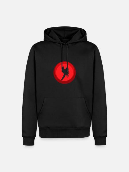 Calopsitte Calopsitte Vol - Sweat à capuche Premium bio Homme - noir