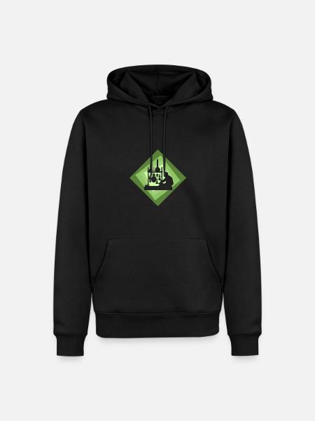 Biochemistry Molecule Chemical - Men’s Premium Organic Hoodie - black