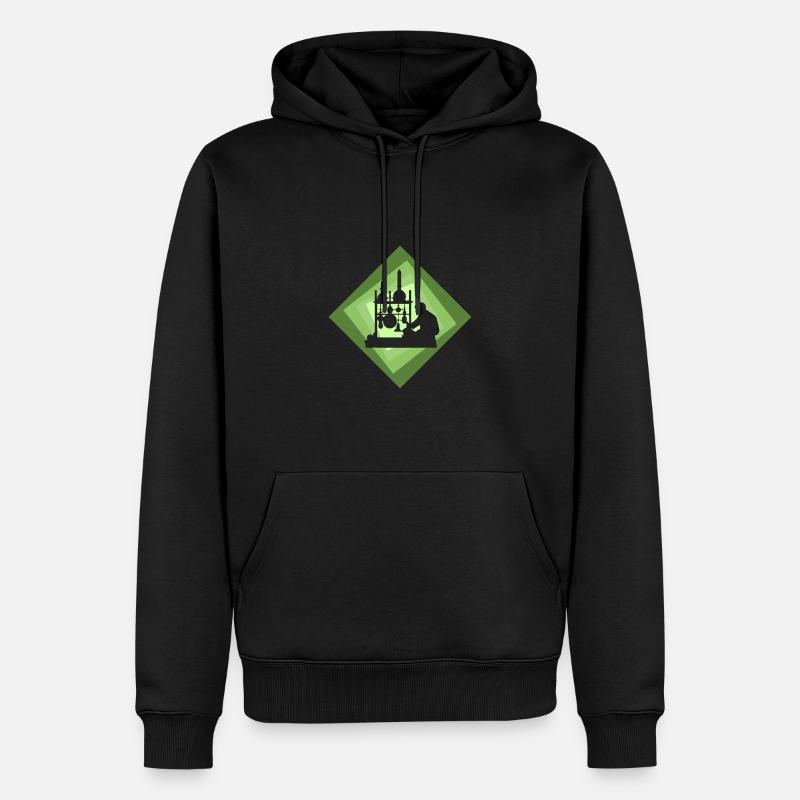 Biochimie Molécule Chimique - Sweat à capuche Premium bio Homme - noir
