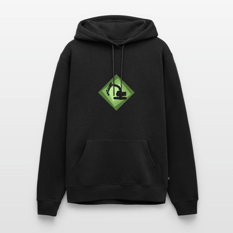 Bagger Baggerfahrerin Bagger Männer Premium Bio Hoodie