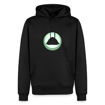 Tentes de camping pour camping-car - Sweat à capuche Premium bio Homme - noir - Devant - Nico (187cm)