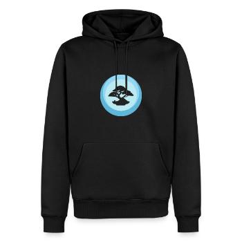 Bäume Bäume Bonsai - Männer Premium Bio Hoodie - Schwarz - Vorne - Nico (187cm)