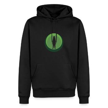 Cryptozoology Legend Bigfoot - Men’s Premium Organic Hoodie - black - Front - Nico (187cm)