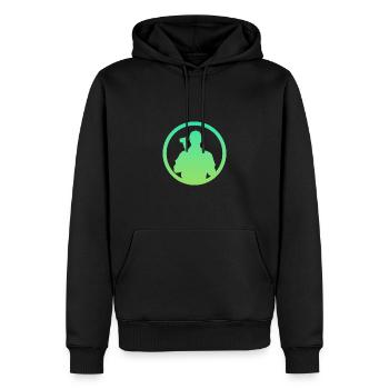 Car mechanic, hobbyist, mechanic - Men’s Premium Organic Hoodie - black - Front - Nico (187cm)