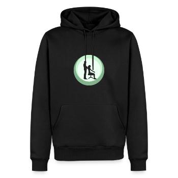 Chiropraktik Mediziner Chiropractor - Männer Premium Bio Hoodie - Schwarz - Vorne - Nico (187cm)