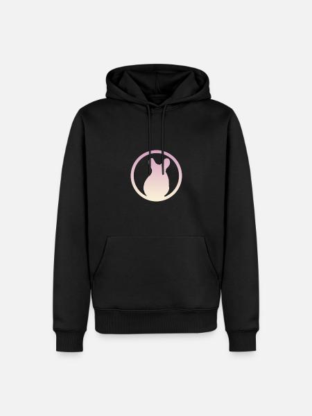 Rongeur, tamia, hamster - Sweat à capuche Premium bio Homme - noir