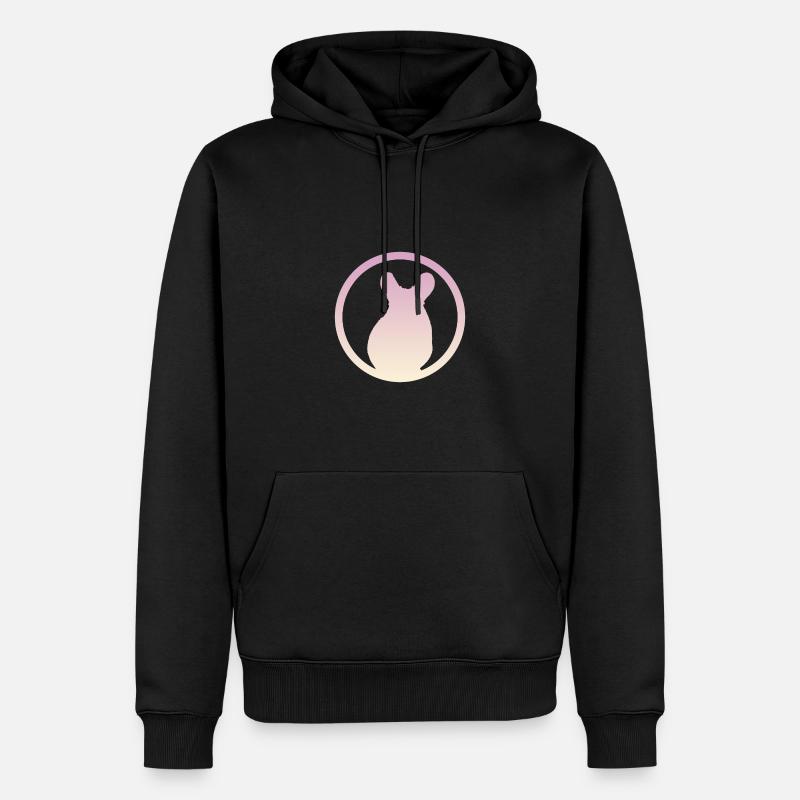 Rongeur, tamia, hamster - Sweat à capuche Premium bio Homme - noir