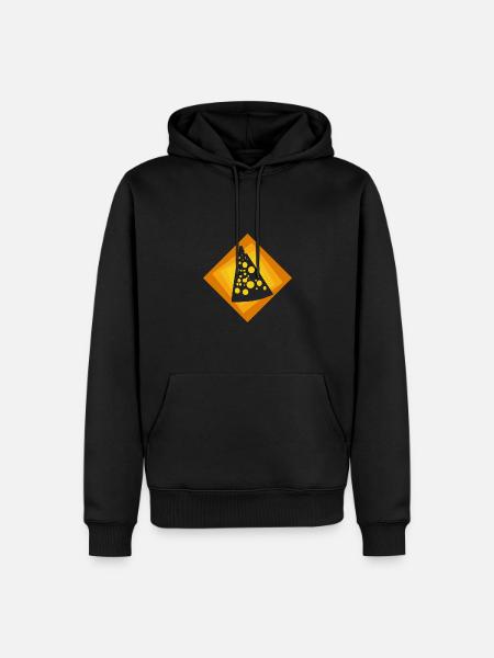 Fromage Emmentaler Feinschmecker - Sweat à capuche Premium bio Homme - noir