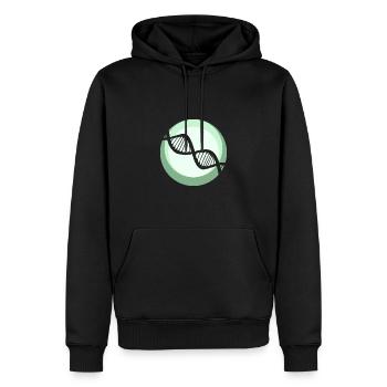Laboratoire de biologie et de biologie - Sweat à capuche Premium bio Homme - noir - Devant - Nico (187cm)