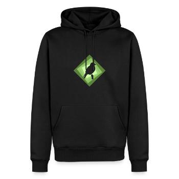 Sittich Vogel Tier - Männer Premium Bio Hoodie - Schwarz - Vorne - Nico (187cm)