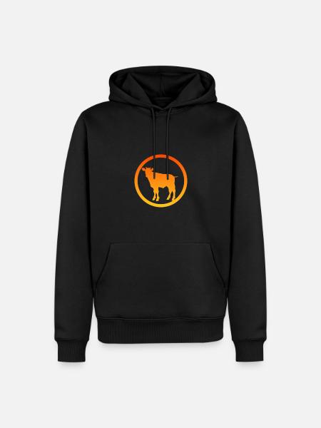 Vaches Vache Moo - Sweat à capuche Premium bio Homme - noir