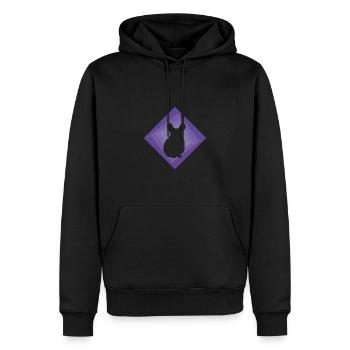 Chinchilla Hamster Mäuschen - Männer Premium Bio Hoodie - Schwarz - Vorne - Nico (187cm)