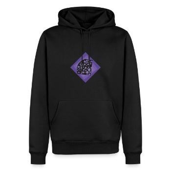 Käse Maus Feinschmecker - Männer Premium Bio Hoodie - Schwarz - Vorne - Nico (187cm)