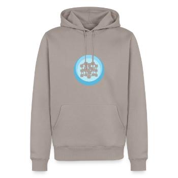 Kryptowährung Kryptowährung Cryptocurrency - Männer Premium Bio Hoodie - Taupe - Vorne - Nico (187cm)
