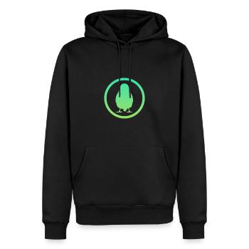 Vogel Vogel Abbildung Flügel - Männer Premium Bio Hoodie - Schwarz - Vorne - Nico (187cm)