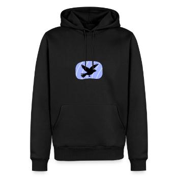 Animal Birds Bird - Men’s Premium Organic Hoodie - black - Front - Nico (187cm)