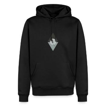 Seilklettern Felsklettern Alpinist - Männer Premium Bio Hoodie - Schwarz - Vorne - Nico (187cm)