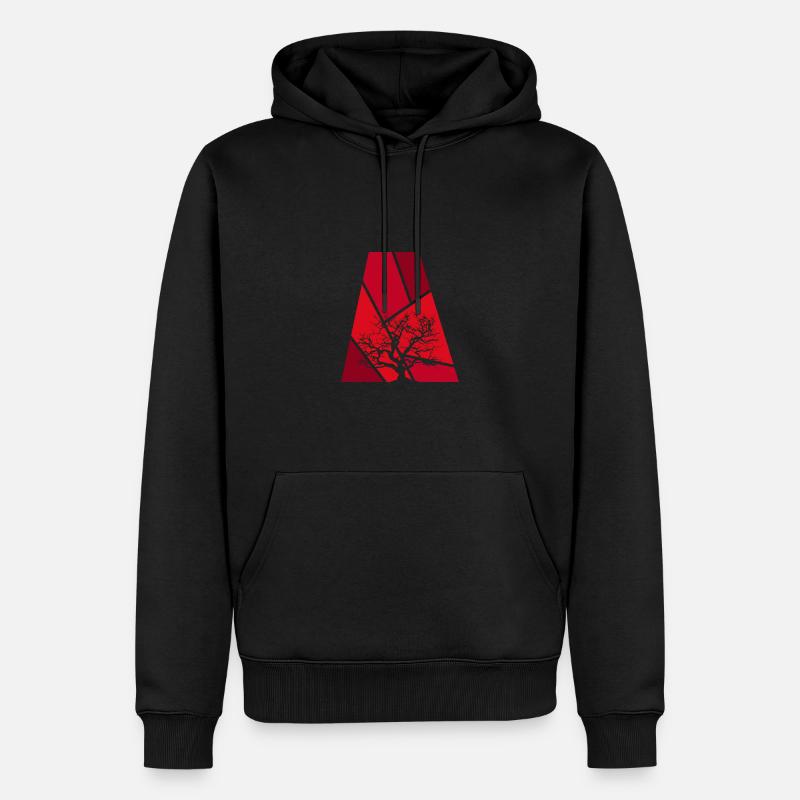 Botanik Botanik Blumen - Männer Premium Bio Hoodie - Schwarz