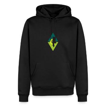 Klettern Seilklettern Alpinist - Männer Premium Bio Hoodie - Schwarz - Vorne - Nico (187cm)