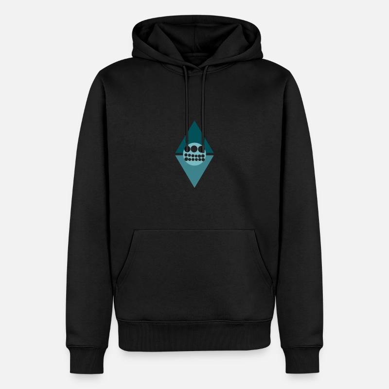 Collection de monnaies numismatiques - Sweat à capuche Premium bio Homme - noir