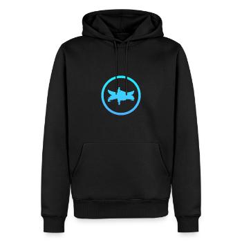 Kayak Canoë Pagayer - Sweat à capuche Premium bio Homme - noir - Devant - Nico (187cm)