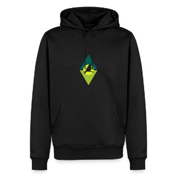 Sittich Vögel beobachten Tier - Männer Premium Bio Hoodie - Schwarz - Vorne - Nico (187cm)