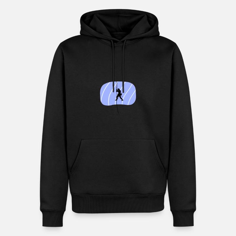 Escalade, Alpinisme, Accrobranche - Sweat à capuche Premium bio Homme - noir