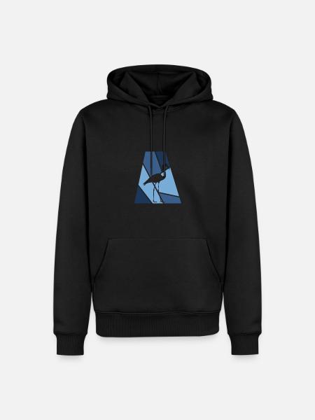 Flamingo Flamingos Flamingos - Men’s Premium Organic Hoodie - black