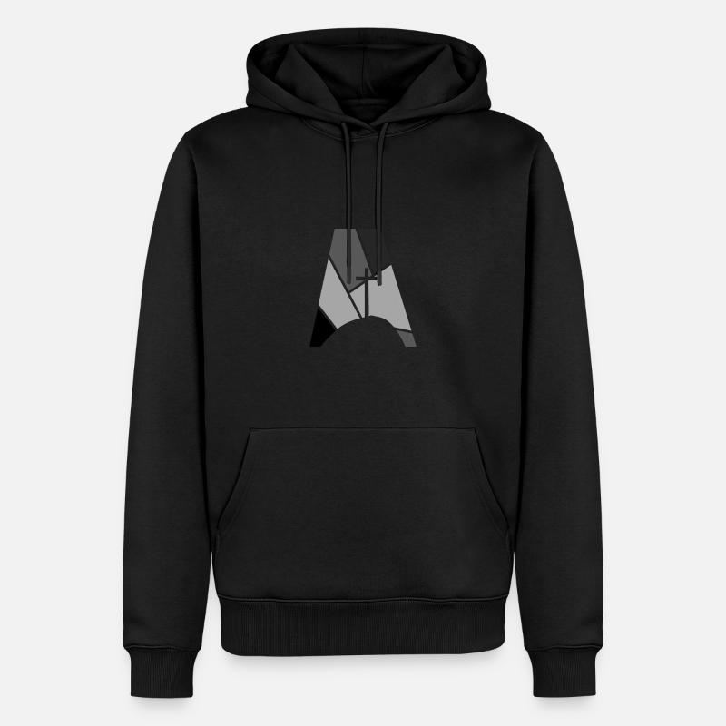 Bibel Bibelvers Kirche - Männer Premium Bio Hoodie - Schwarz