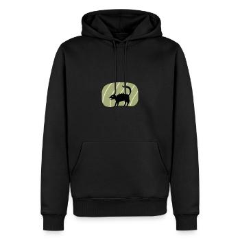Créatures mythiques Contes de fées Contes de fées - Sweat à capuche Premium bio Homme - noir - Devant - Nico (187cm)