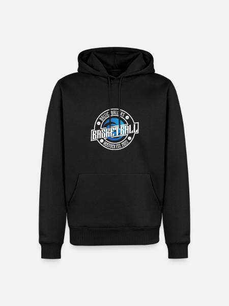 Baltic Ballers Logo - Männer Premium Bio Hoodie - Schwarz