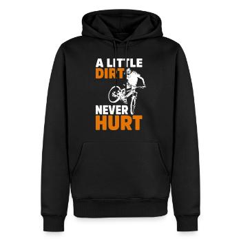 Mountainbike Mtb Downhill-Fahrrad Radfahrer Biker - Männer Premium Bio Hoodie - Schwarz - Vorne - Nico (187cm)
