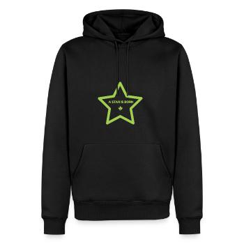 A Star Is Born . Succès. - Sweat à capuche Premium bio Homme - noir - Devant - Nico (187cm)