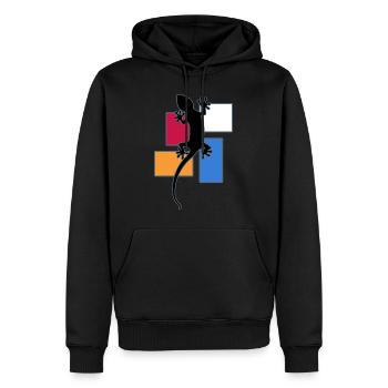 Escalade Bloc Salle d’escalade Corde d’escalade - Sweat à capuche Premium bio Homme - noir - Devant - Nico (187cm)