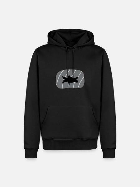 Canoe Rowing Canoe - Men’s Premium Organic Hoodie - black