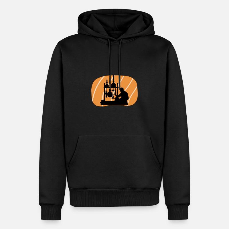 Biochimie des molécules Biochimie - Sweat à capuche Premium bio Homme - noir