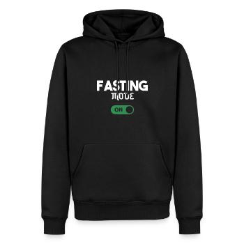 Ramadan Kareem fasten Muslim Geschenkidee - Männer Premium Bio Hoodie - Schwarz - Vorne - Nico (187cm)