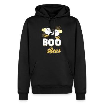 Abeilles abeilles - Sweat à capuche Premium bio Homme - noir - Devant - Nico (187cm)