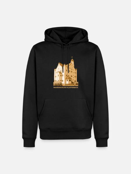 Klaffenbach Chemnitz Wasserschloss Sachsen - Herre Premium økologisk hoodie - sort