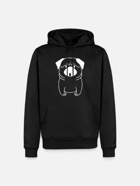 Hund Chien - Sweat à capuche Premium bio Homme - noir